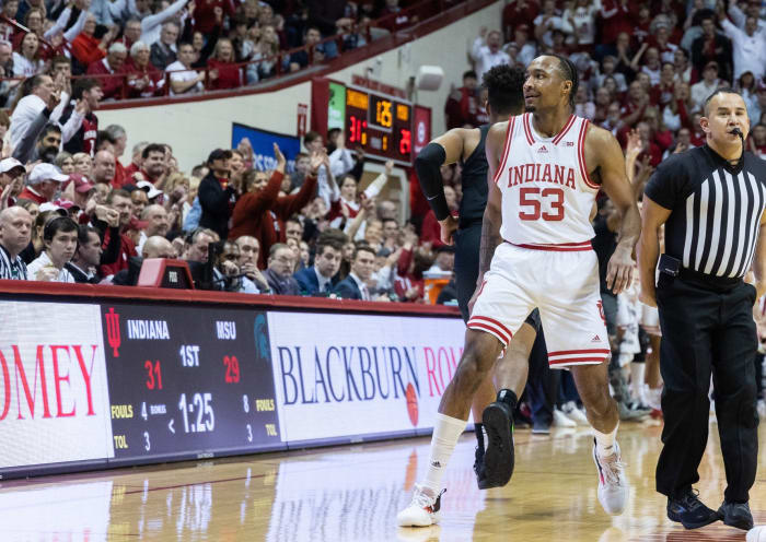 IndianaTamarBatesMichiganStateBench